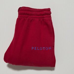 Peloton Joggers Running Athletic Cycling Workout Sweatpants Red Men's size Small